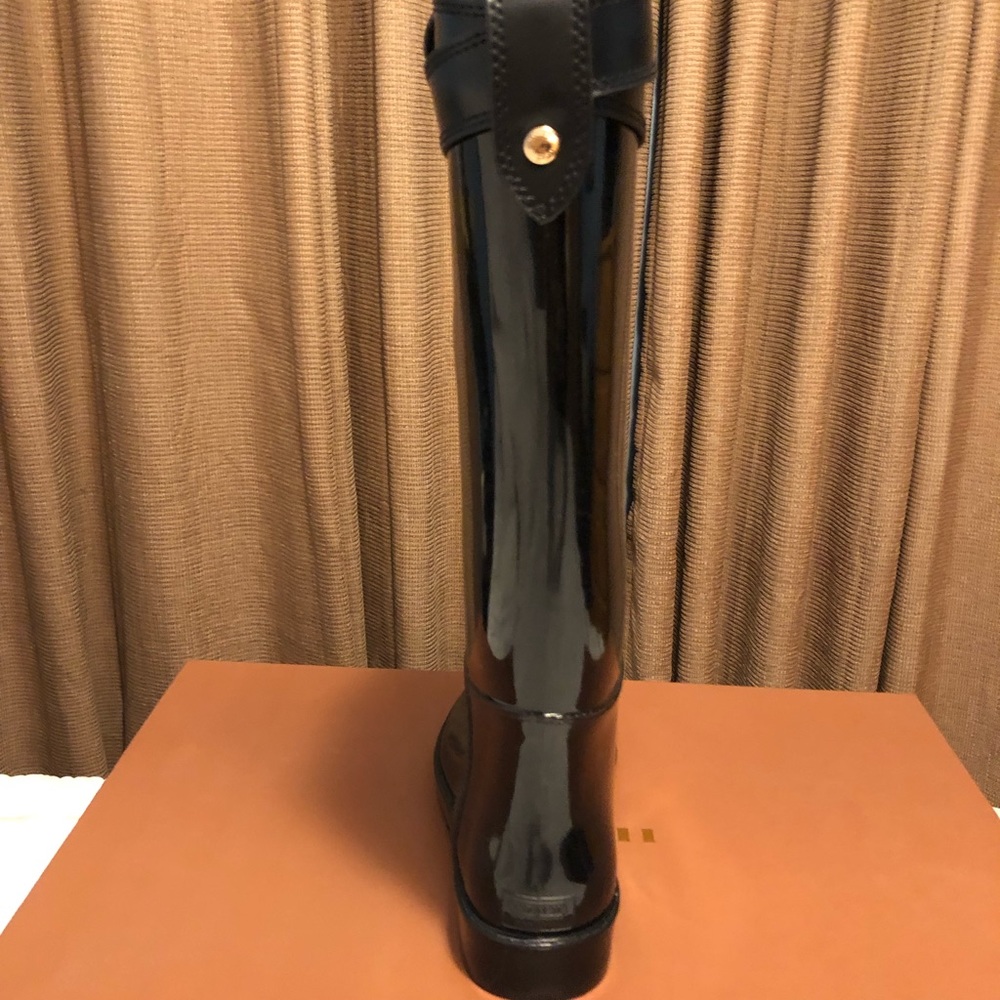 New COACH TALIA Rub/Mat Black Size 10 - Picture 3 of 6